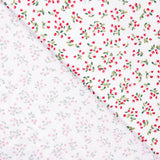 Popeline Algodão Orgânico Infantil Mini Cerejas - Ribes y Casals