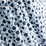 Popeline Algodão Orgânico Infantil Corações Azuis - Ribes y Casals