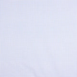 Popeline Algodão Orgânico Infantil Quadrado Pequeno Azul Claro - Ribes y Casals