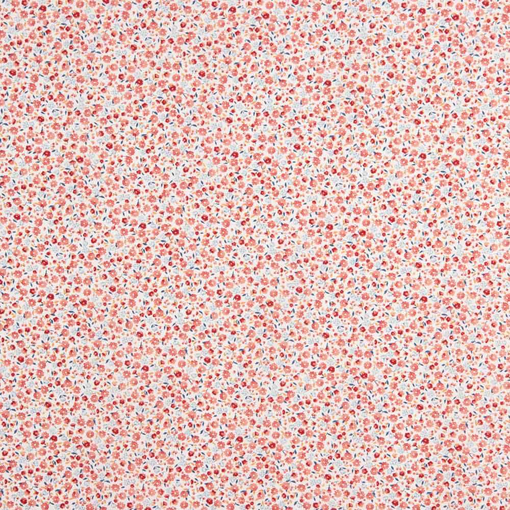 Popeline Algodão Orgânico Infantil Flor Carla - Ribes y Casals