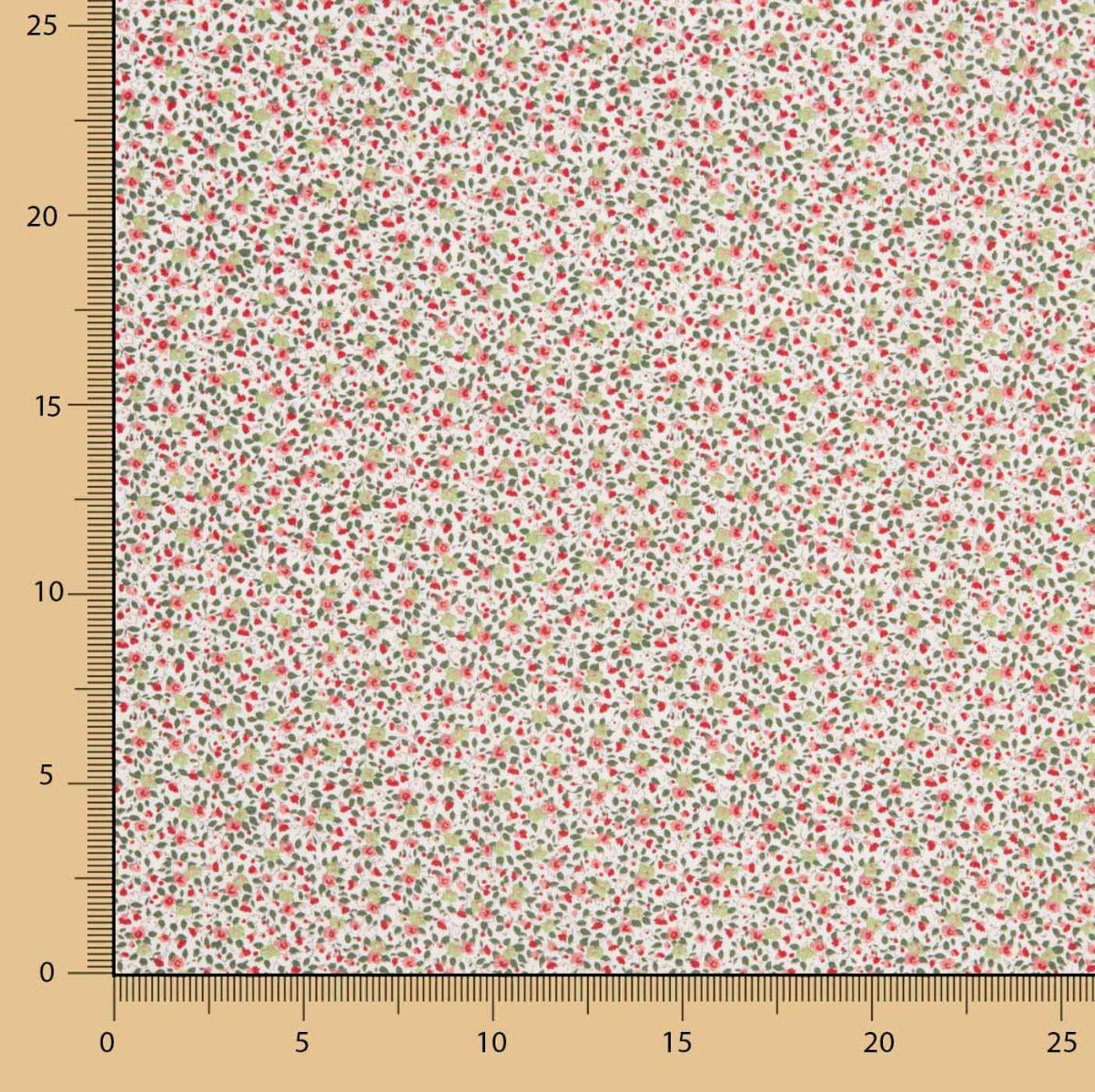 Popeline Algodão Orgânico Infantil Flor Eugenia - Ribes y Casals