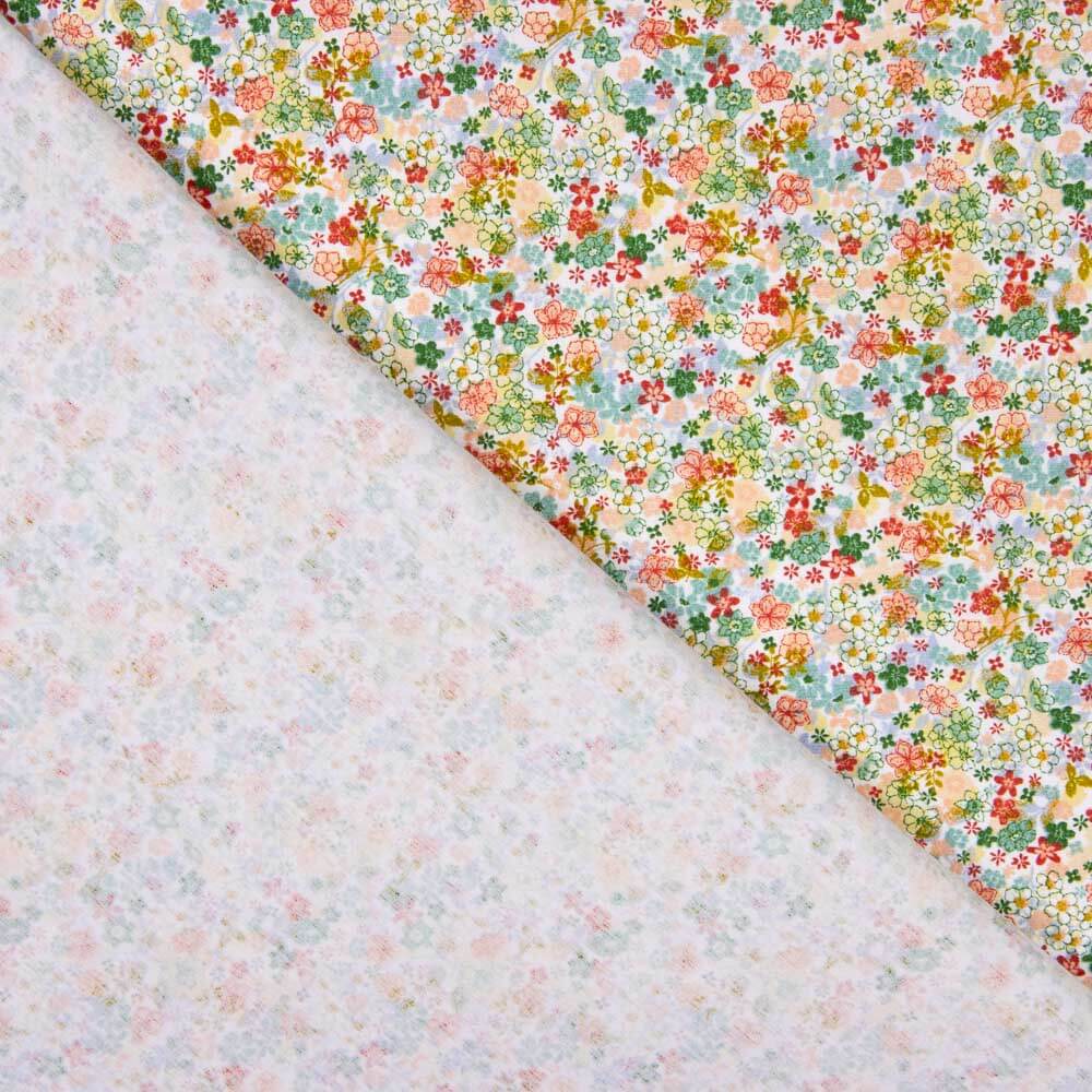 Popeline Algodão Orgânico Infantil Flor Josefa - Ribes y Casals