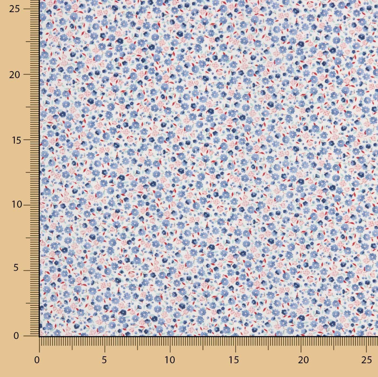 Popeline Algodão Orgânico Infantil Flor Stella - Ribes y Casals