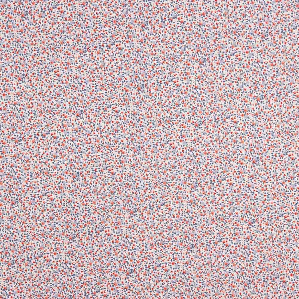 Popeline Algodão Orgânico Infantil Flor Yurena - Ribes y Casals