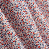 Popeline Algodão Orgânico Infantil Flor Yurena - Ribes y Casals