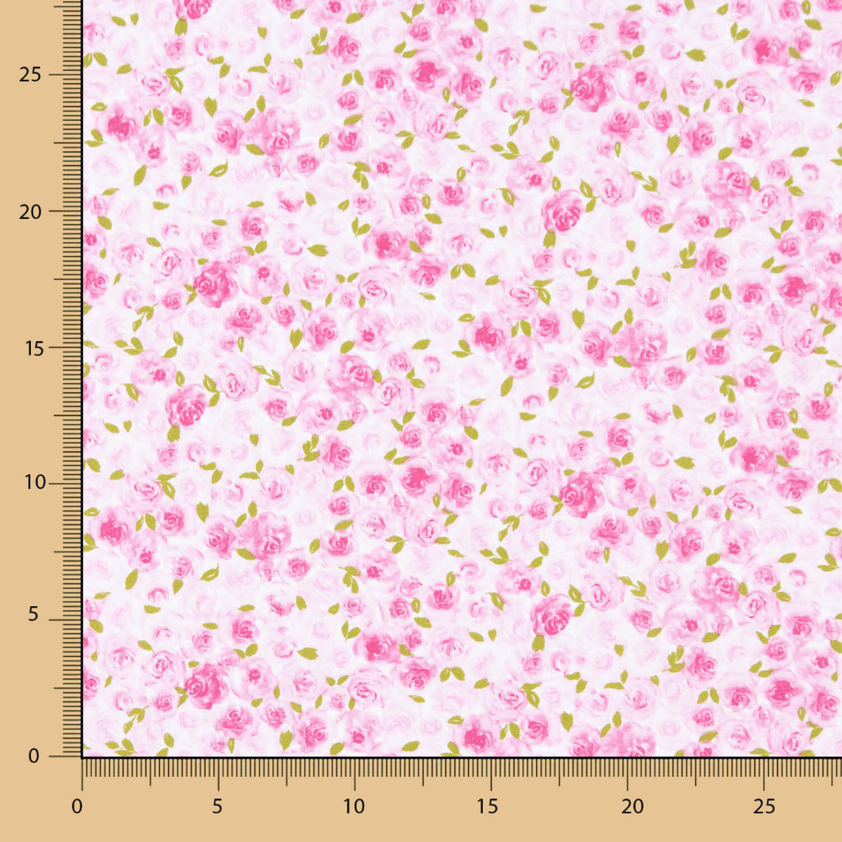 Popeline De Algodão Orgânico Infantil Jardim Rosas - Ribes y Casals