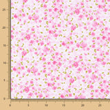 Popeline De Algodão Orgânico Infantil Jardim Rosas - Ribes y Casals