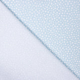 Popeline Algodão Orgânico Infantil Mini Estrela Azul - Ribes y Casals