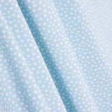 Popeline Algodão Orgânico Infantil Mini Estrela Azul - Ribes y Casals