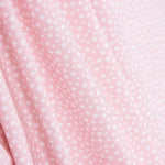 Popeline Algodão Orgânico Infantil Mini Estrela Rosa - Ribes y Casals