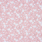 Popeline Algodão Orgânico Infantil Mini Flor Bolinhas Rosa - Ribes y Casals