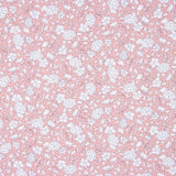 Popeline Algodão Orgânico Infantil Mini Flor Bolinhas Rosa - Ribes y Casals