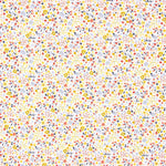 Popeline Algodão Orgânico Infantil Mini Jardim Amarelo - Ribes y Casals