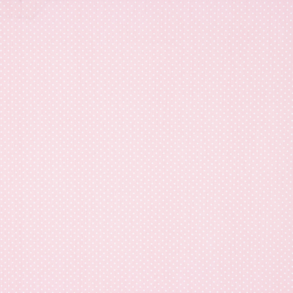 Popeline Algodão Orgânico Infantil Mini Bolinhas Rosa - Ribes y Casals