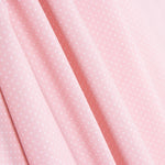 Popeline Algodão Orgânico Infantil Mini Bolinhas Rosa - Ribes y Casals