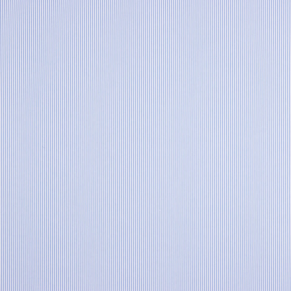 Popeline Algodão Orgânico Infantil Mini Riscas Azul - Ribes y Casals