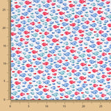 Popeline Algodão Orgânico Infantil Peixes Azuis - Ribes y Casals