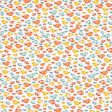 Popeline Algodão Orgânico Infantil Peixes Coral - Ribes y Casals