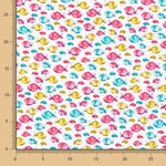 Popeline Algodão Orgânico Infantil Peixes Rosa - Ribes y Casals