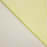 Popeline Algodão Orgânico Infantil Mini Quadrado Lima - Ribes y Casals