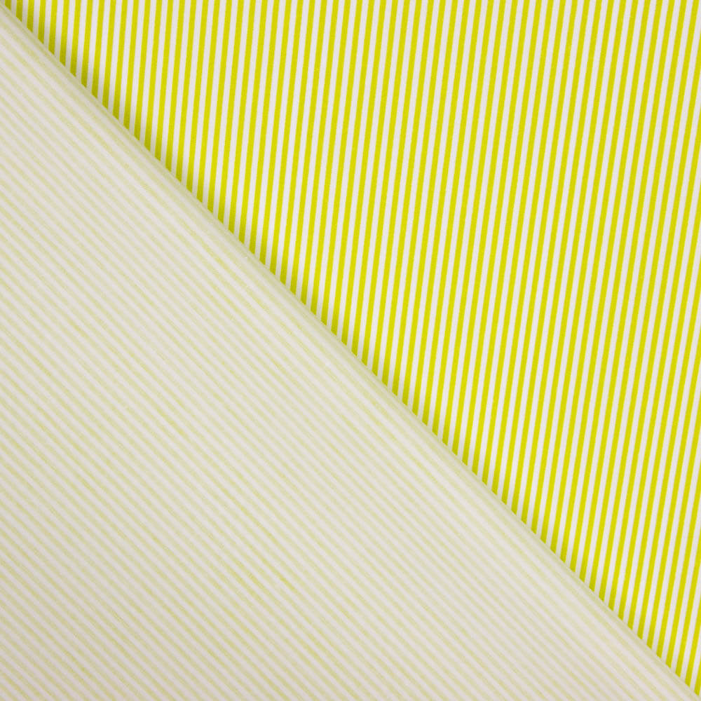 Popeline Algodão Orgânico Infantil Mini Riscas Lima - Ribes y Casals