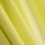 Popeline Algodão Orgânico Infantil Mini Riscas Lima - Ribes y Casals