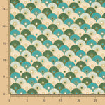 Popeline Algodão Verde Pai Pai Oeko-Tex® - Ribes y Casals