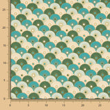 Popeline Algodão Verde Pai Pai Oeko-Tex® - Ribes y Casals