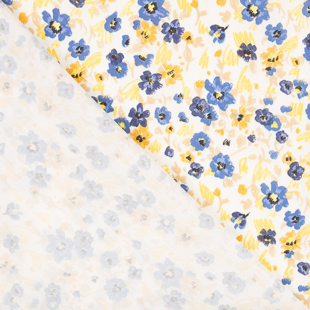 Popelina Algodão Prado Amarelos - Ribes y Casals