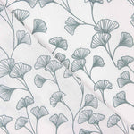 Popeline de Algodão com Ramos Brancos - Ribes y Casals