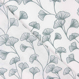 Popeline de Algodão com Ramos Brancos - Ribes y Casals