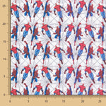 Popelina Algodão Spiderman Branco - Ribes y Casals