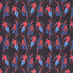 Popelina Algodão Spiderman Preto - Ribes y Casals