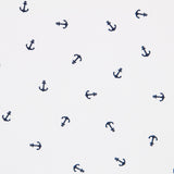 Popeline Âncoras Branco - Ribes y Casals