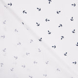 Popeline Âncoras Branco - Ribes y Casals