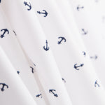 Popeline Âncoras Branco - Ribes y Casals