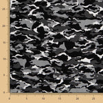 Popeline Camuflagem Cinza - Ribes y Casals