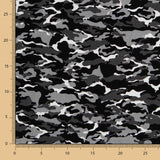 Popeline Camuflagem Cinza - Ribes y Casals