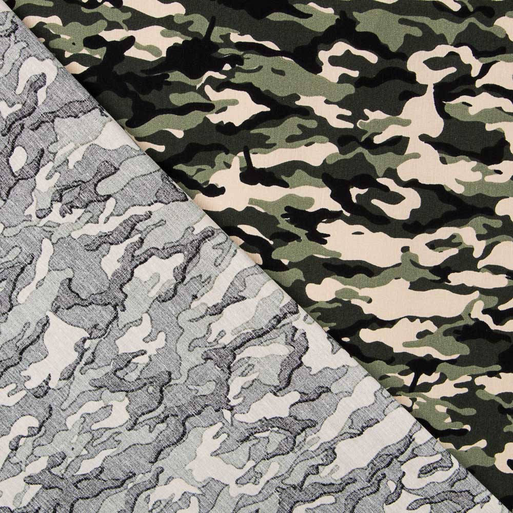 Popeline Camuflagem Verde - Ribes y Casals