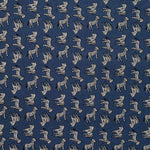 Retal Popelín Cebras Azul 90x145 cm - Ribes y Casals