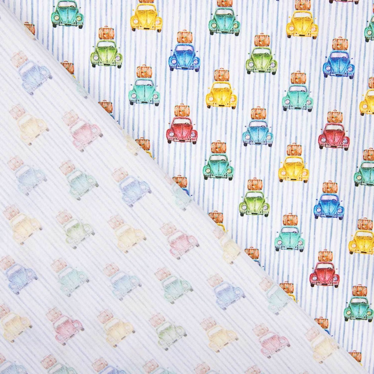 Popeline Camisa Carros Listrados - Ribes y Casals