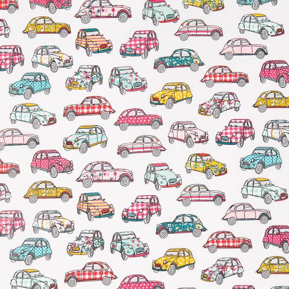 Popeline Dedeuche Branco Oeko-Tex® - Ribes y Casals