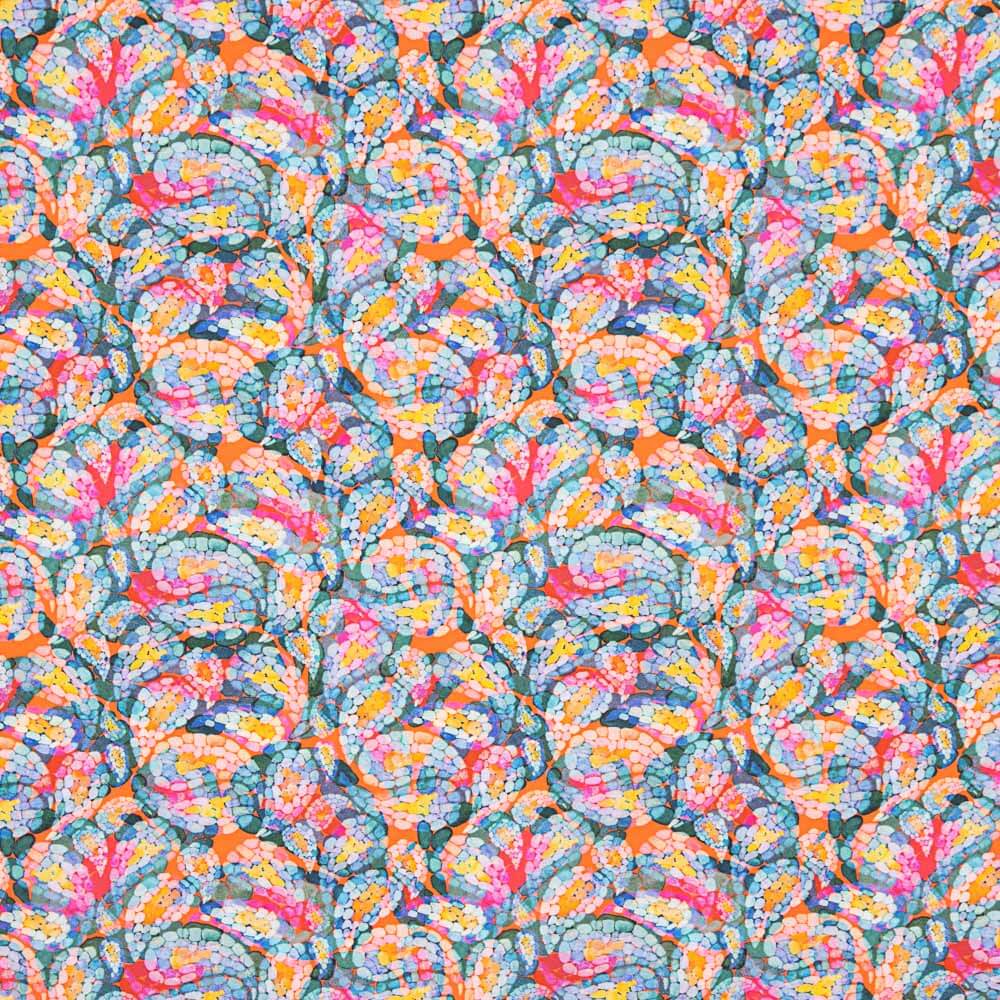 Popeline Estampada Cores Artísticas - Ribes y Casals