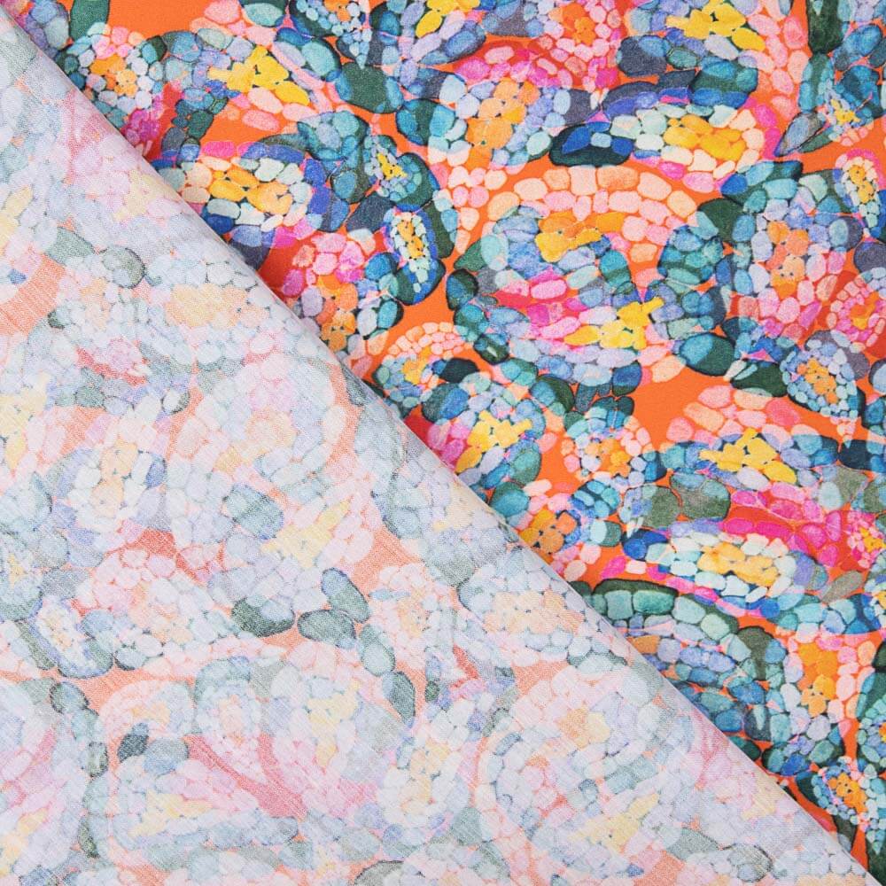 Popeline Estampada Cores Artísticas - Ribes y Casals