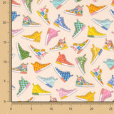 Algodão Estampado Baskets  Cru - Ribes y Casals