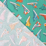 Algodão Estampados Baskets  Verde - Ribes y Casals