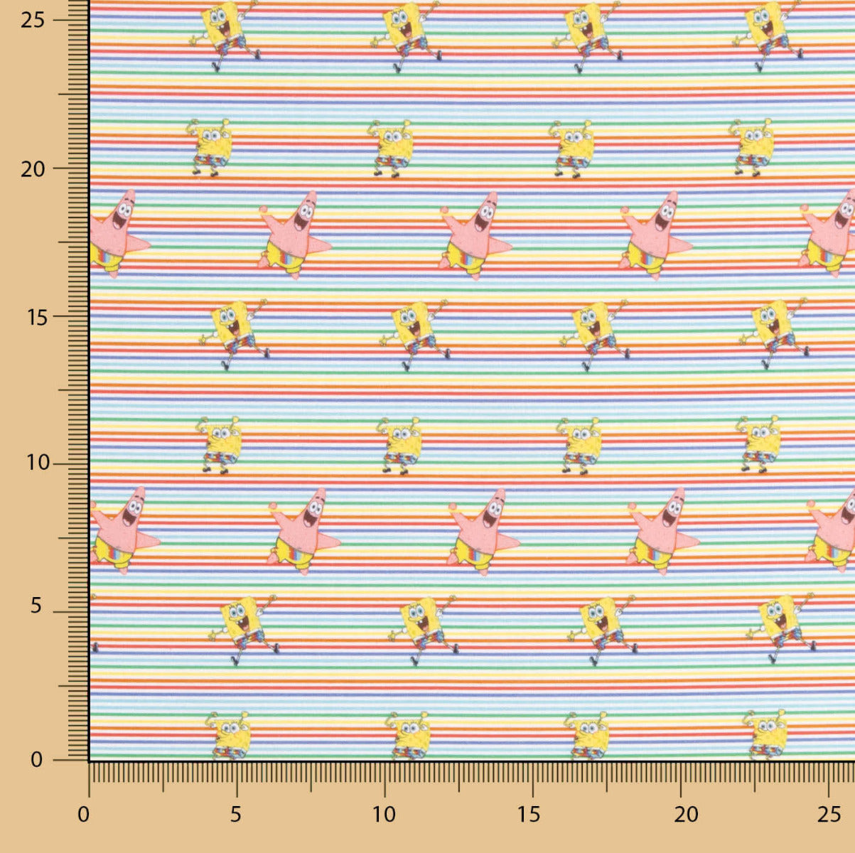 Popeline com Licença Bob Esponja - Ribes y Casals