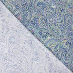 Popeline Estampado Caxemira Azul - Ribes y Casals