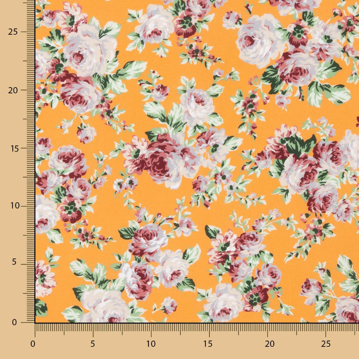 Popeline Estampado Flamenco Cretone Amarelo Ovo - Ribes y Casals