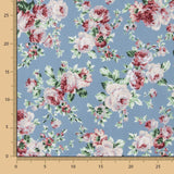 Popeline Estampado Flamenco Cretone Azul Claro - Ribes y Casals